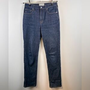 Everlane High Rise Straight Jeans Women’s 28 Dark Wash Minimal Classic Denim